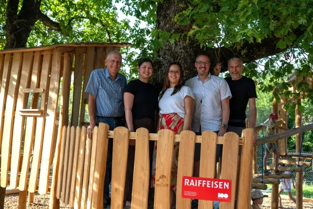 Spiel, Spass und Begegnung: Neuer Spielplatz in Obermumpf eröffnet